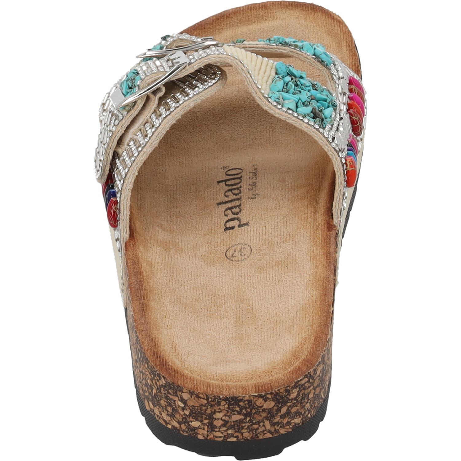 Palado Viha by Sila Sahin, Plateau-Pantoletten, Damen, Beige