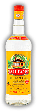 Dillon Rhum Blanc 55% 1,0 Liter Dillon Rhum Blanc 55% 1,0 Liter Eleganter, finessenreicher weißer Rum. 1	 Liter - Vol 55%