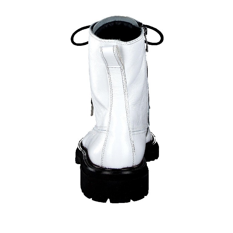PAUL GREEN Schnür-Stiefeletten weiss