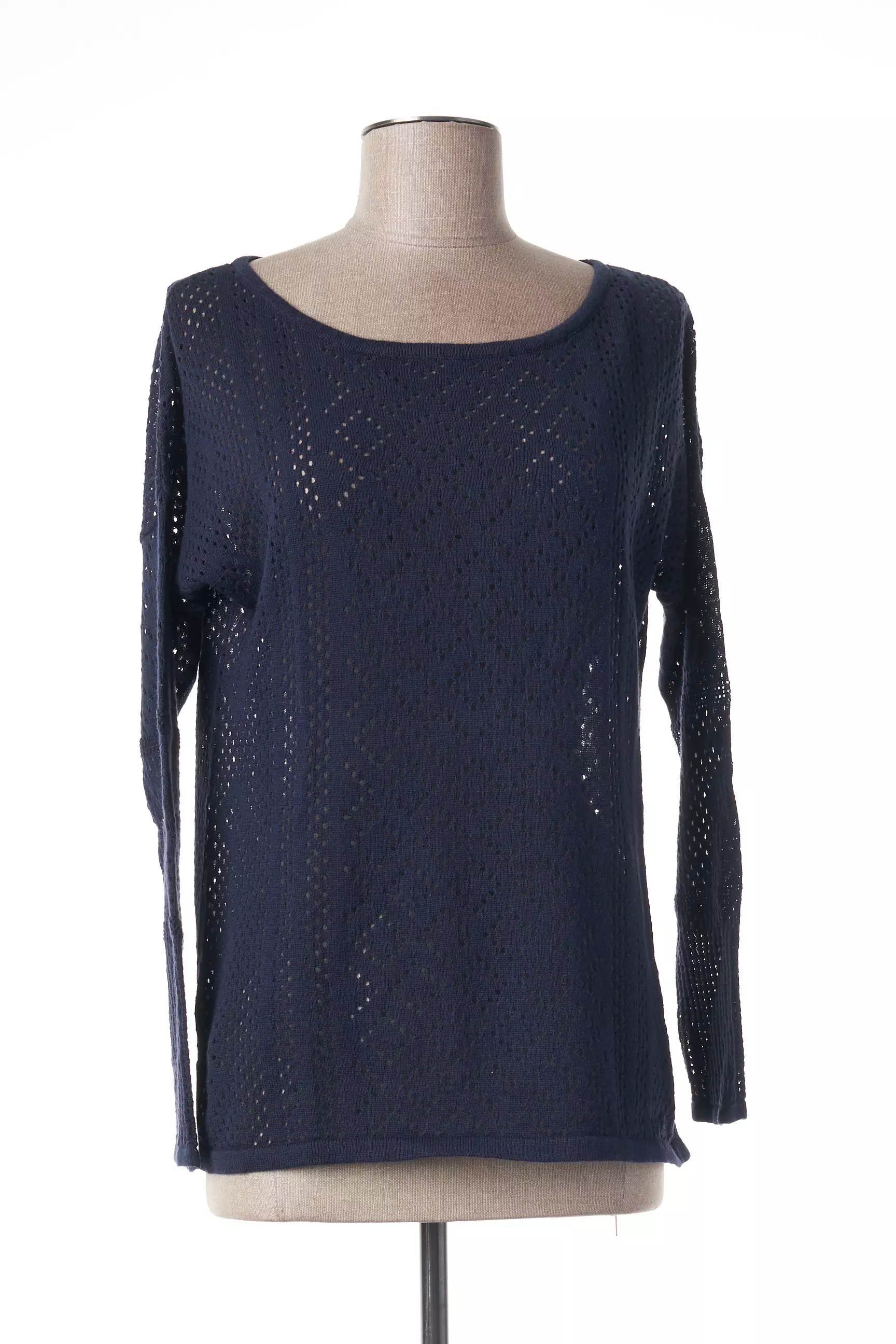 Marble Pulls Femme couleur bleu