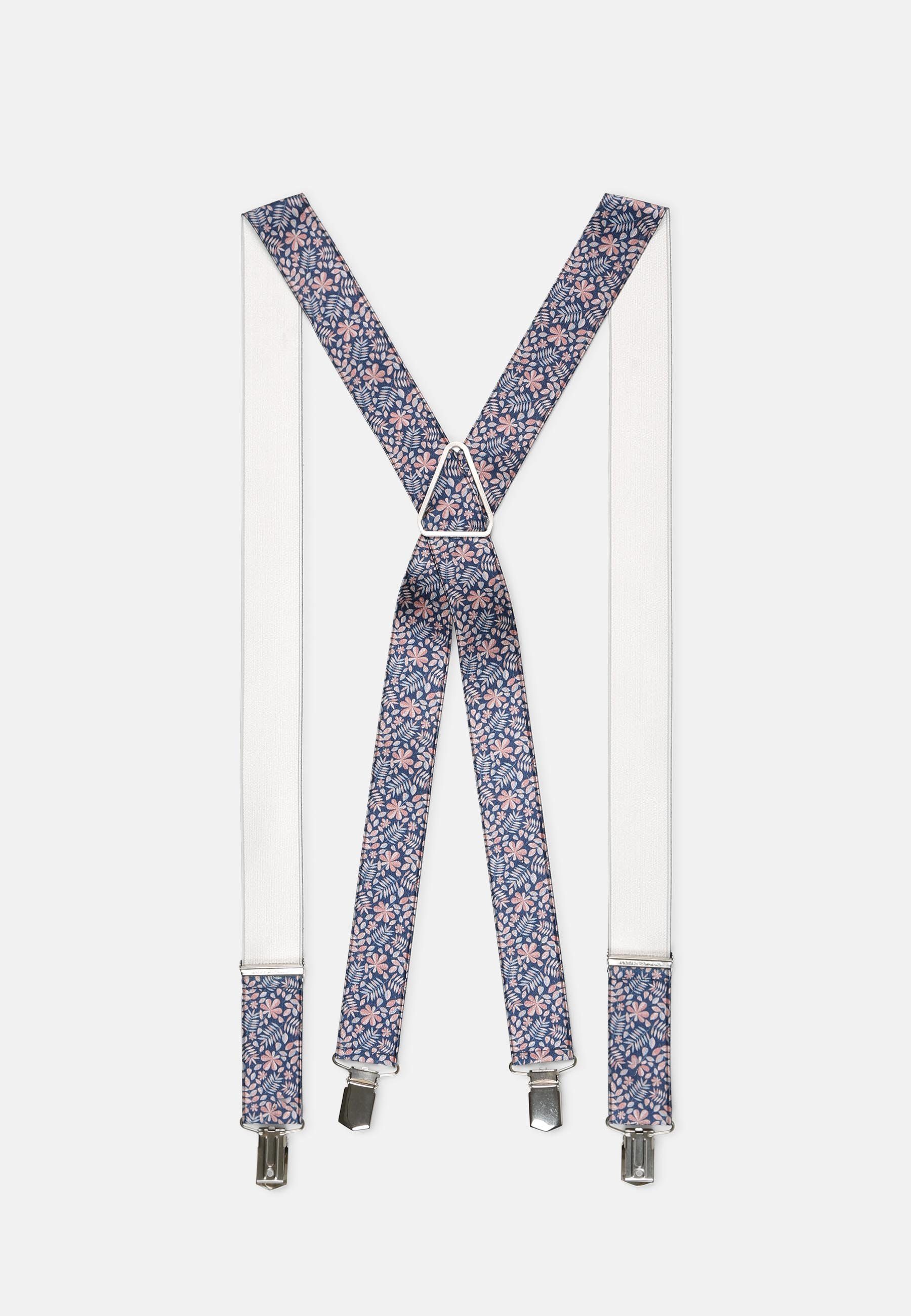 LLOYD Men’s Belts Hosenträger LLOYD-Hosenträger 35 mm satiniert, 2-streifig allover mit Metallkreuz