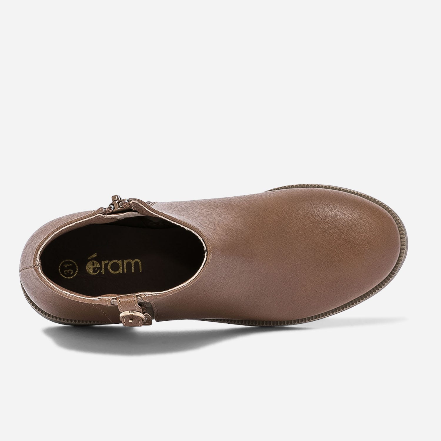 Boots camel avec boucle côté