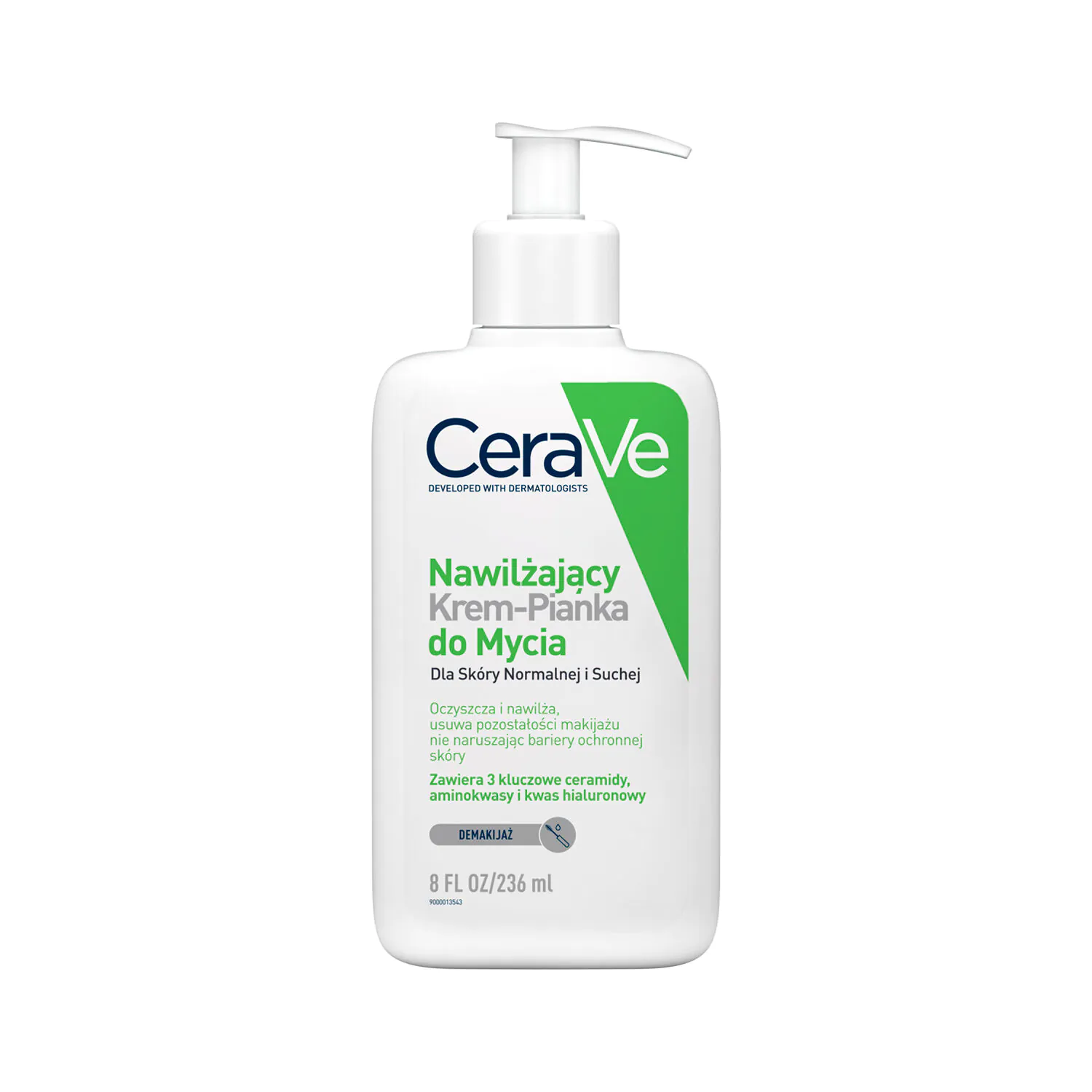 CeraVe drėkinamasis putojantis prausiklis normaliai ir sausai odai 236 ml