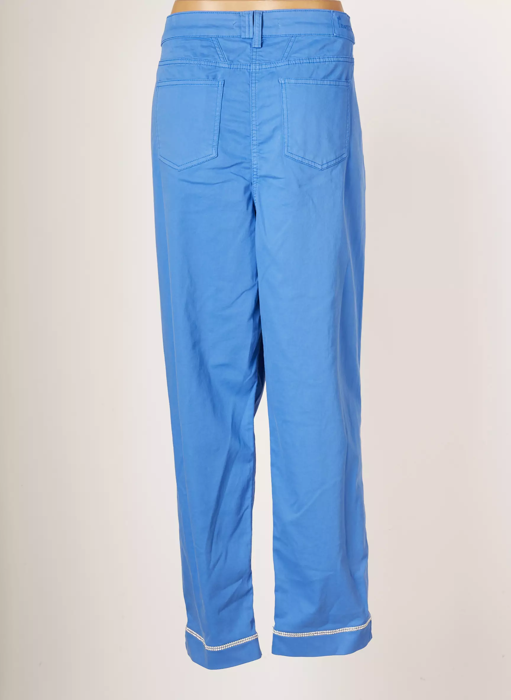 Fuegolita Pantalons Droits Femme couleur bleu