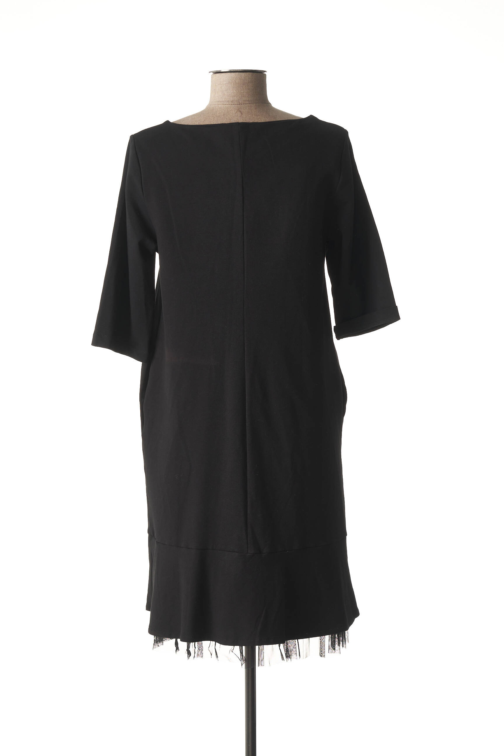 Menonove Robes Maternite Femme couleur noir