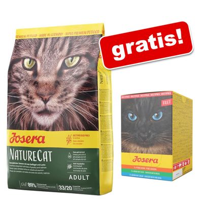 10 kg Josera + 6 x 70 g Filet Multipack gratis!