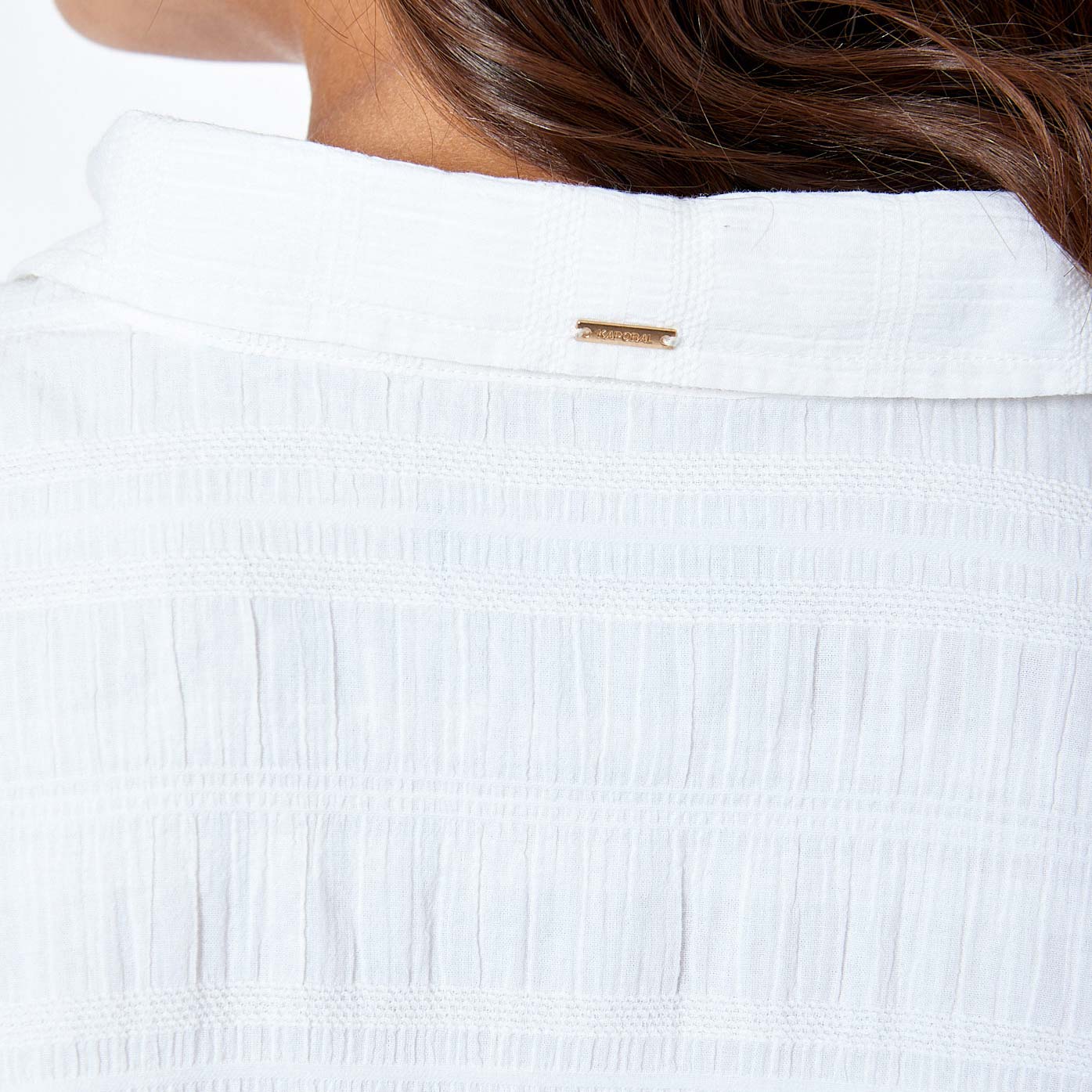GLOW   Blouse blanche Femme en 100% coton