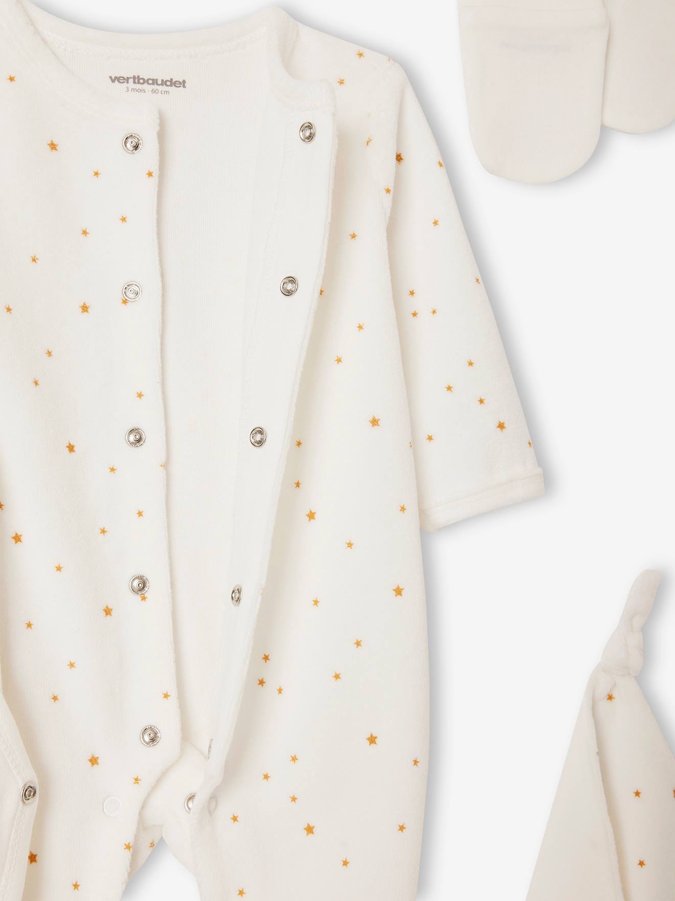 Kit naissance 6 pièces et sa valisette écru