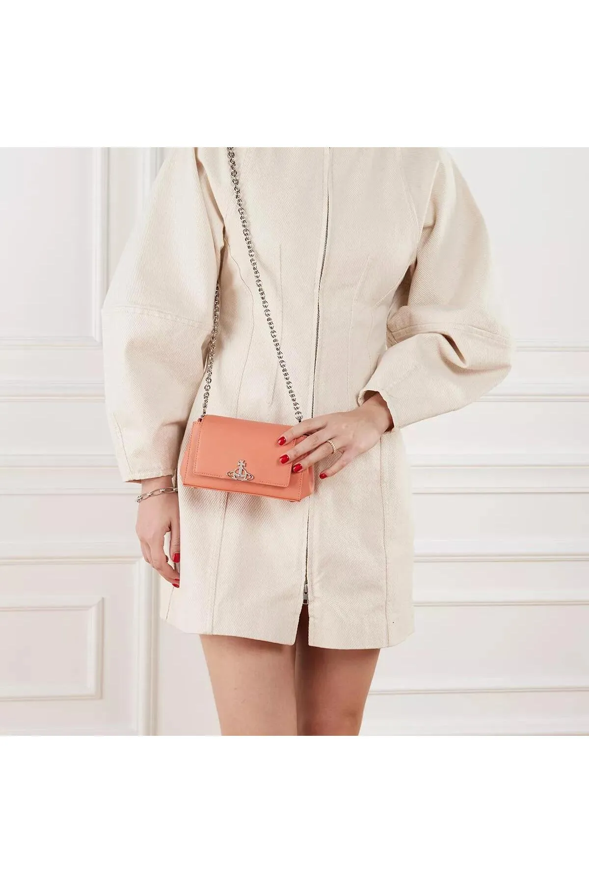 Vivienne Westwood  Kleine Handtasche Hazel Orange