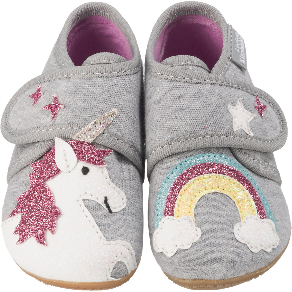 Baby Hausschuhe EINHORN für Mädchen