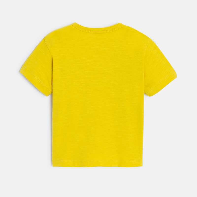 T-shirt bébé garçon jaune pieuvre Catimini