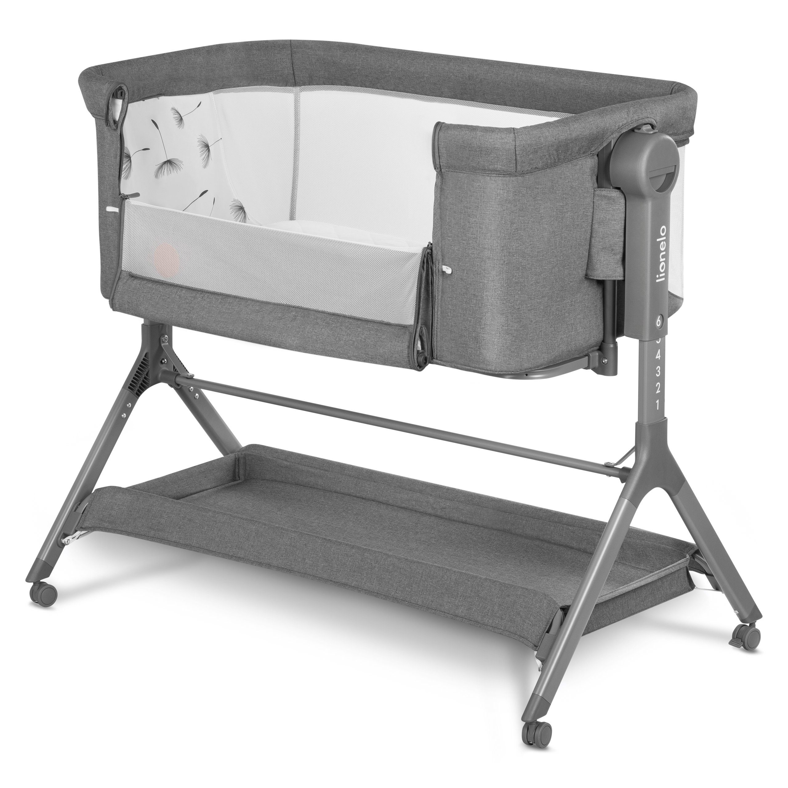 lionelo Reisebett Leonie Plus (Set, Set) SUPER Babytragetasche, Wiege, freistehendes Babybett