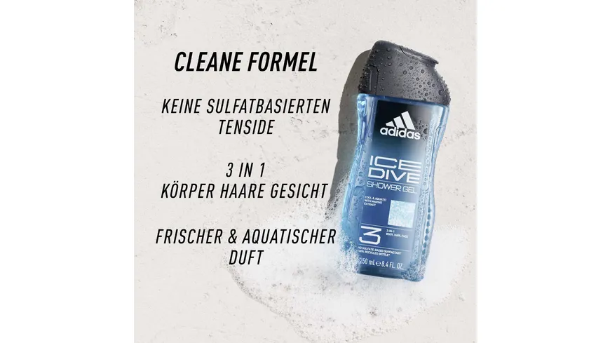 adidas Duschgel 3in1 Men Ice Dive 400 ml