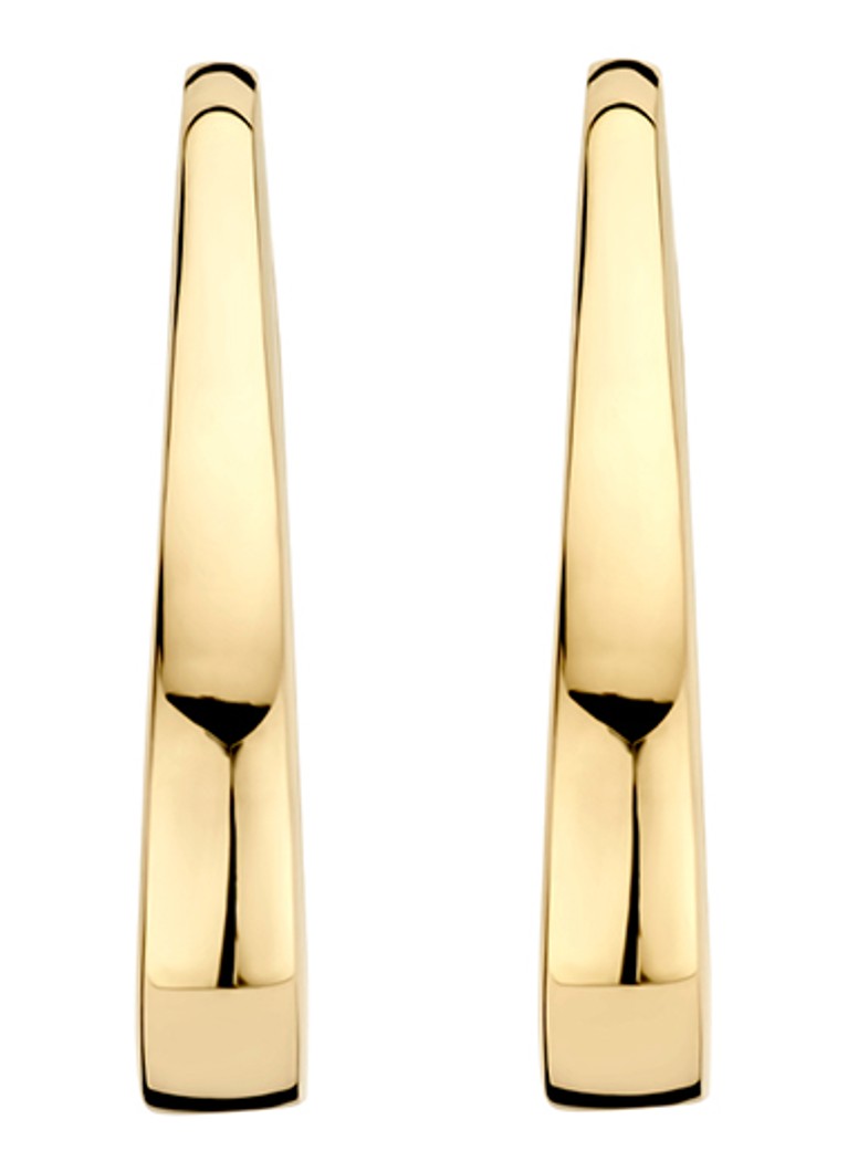 Orecchini color cipria in oro giallo 14 carati 7303YGO