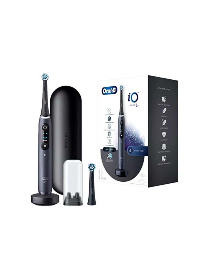 Oral-B iO Series 8N Black Onyx Elektrische Zahnbürste in Schwarz günstig kaufen Anzahl: 1 Set