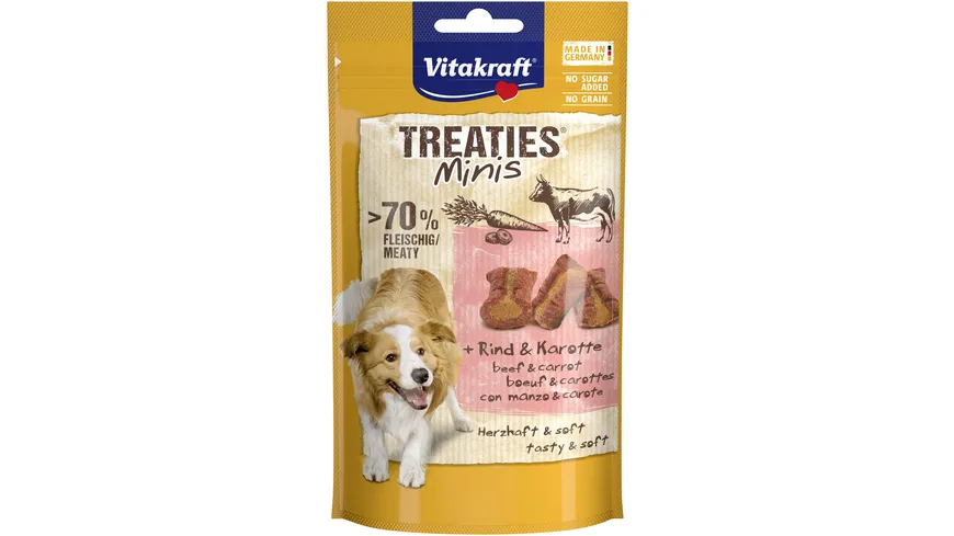 Vitakraft Hundesnack Treatis Minis Rind&Karotte 48 g