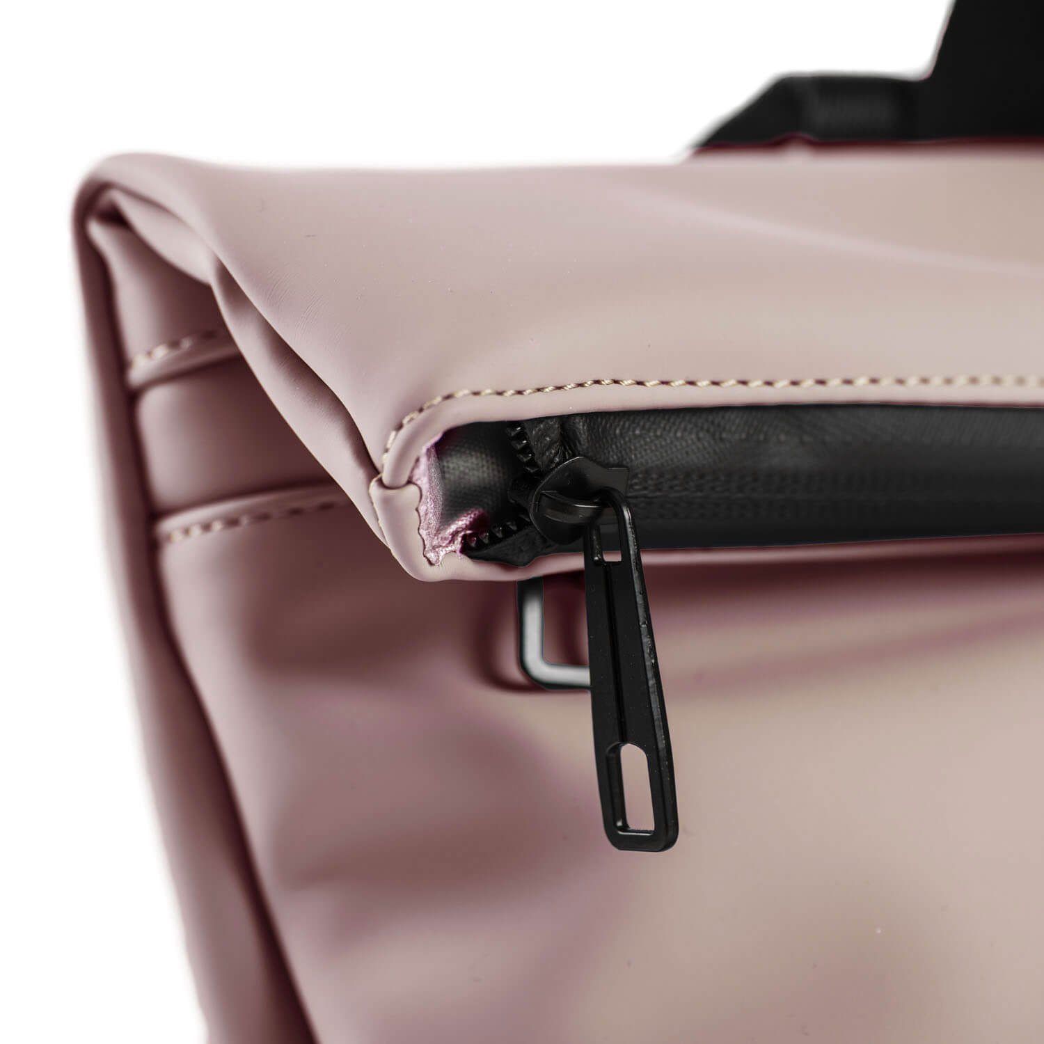 Daniel Ray Fahrradrucksack, Rolltop-Rucksack Jefferson PU-Rollrucksack Steckschnallen-Verschluss