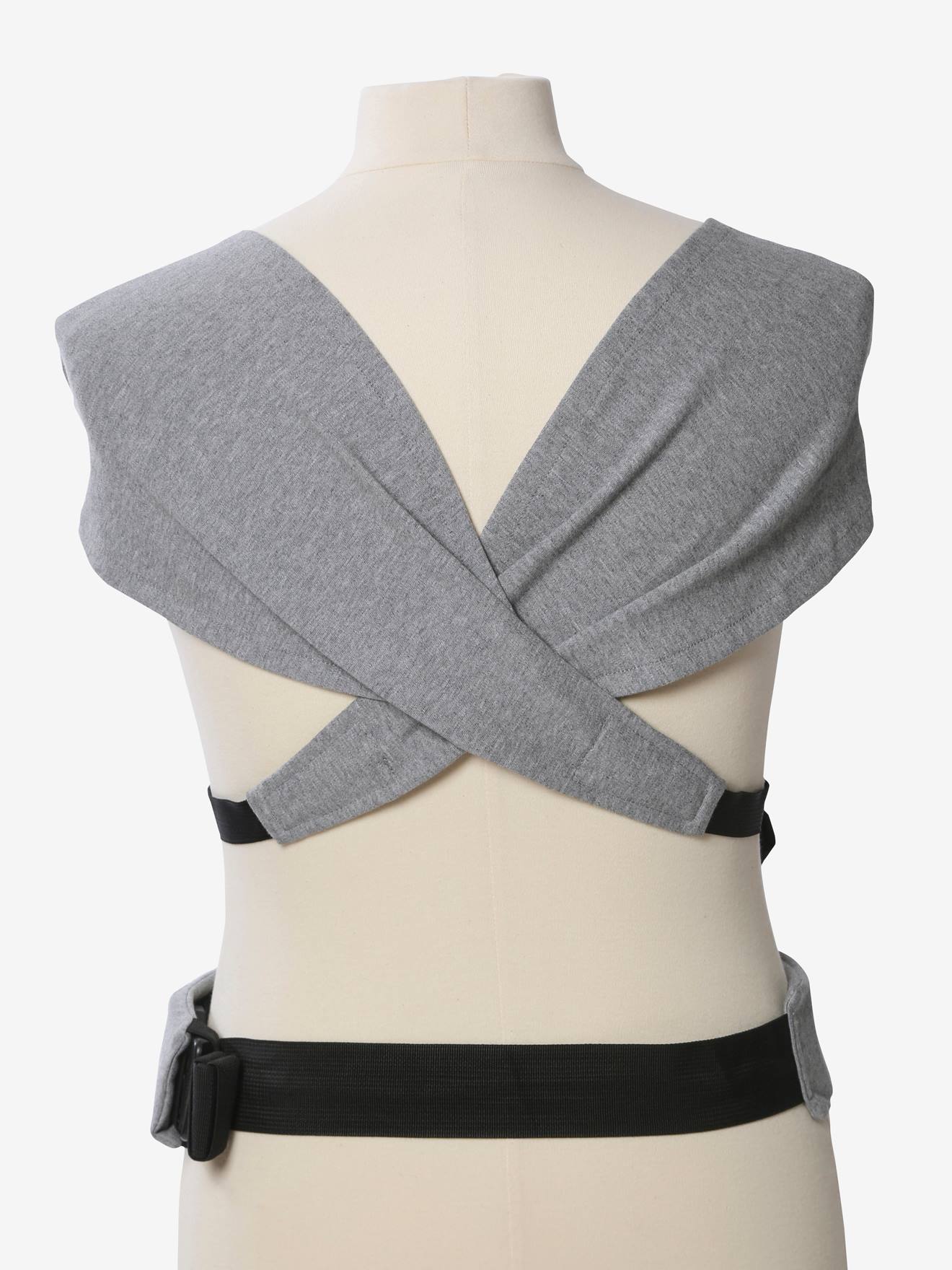 Vertbaudet Ergonomische Baby-Bauchtrage PHYSIOLOGIQUE+ - grau meliert