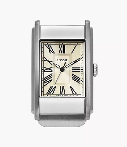 Fossil Geldklammer-Uhr Carraway 3-Zeiger-Werk