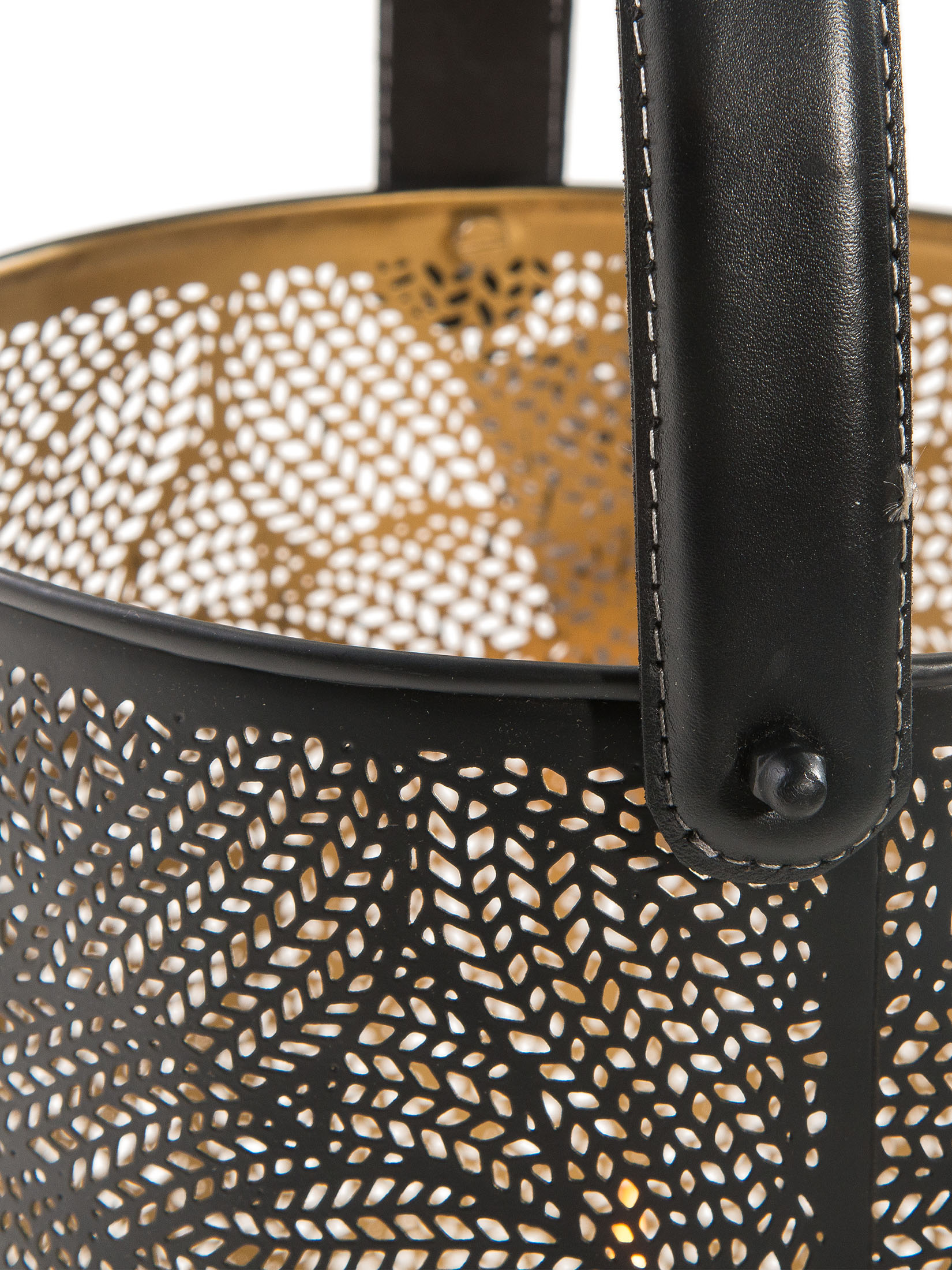 Verucca Windlicht, Black/Gold