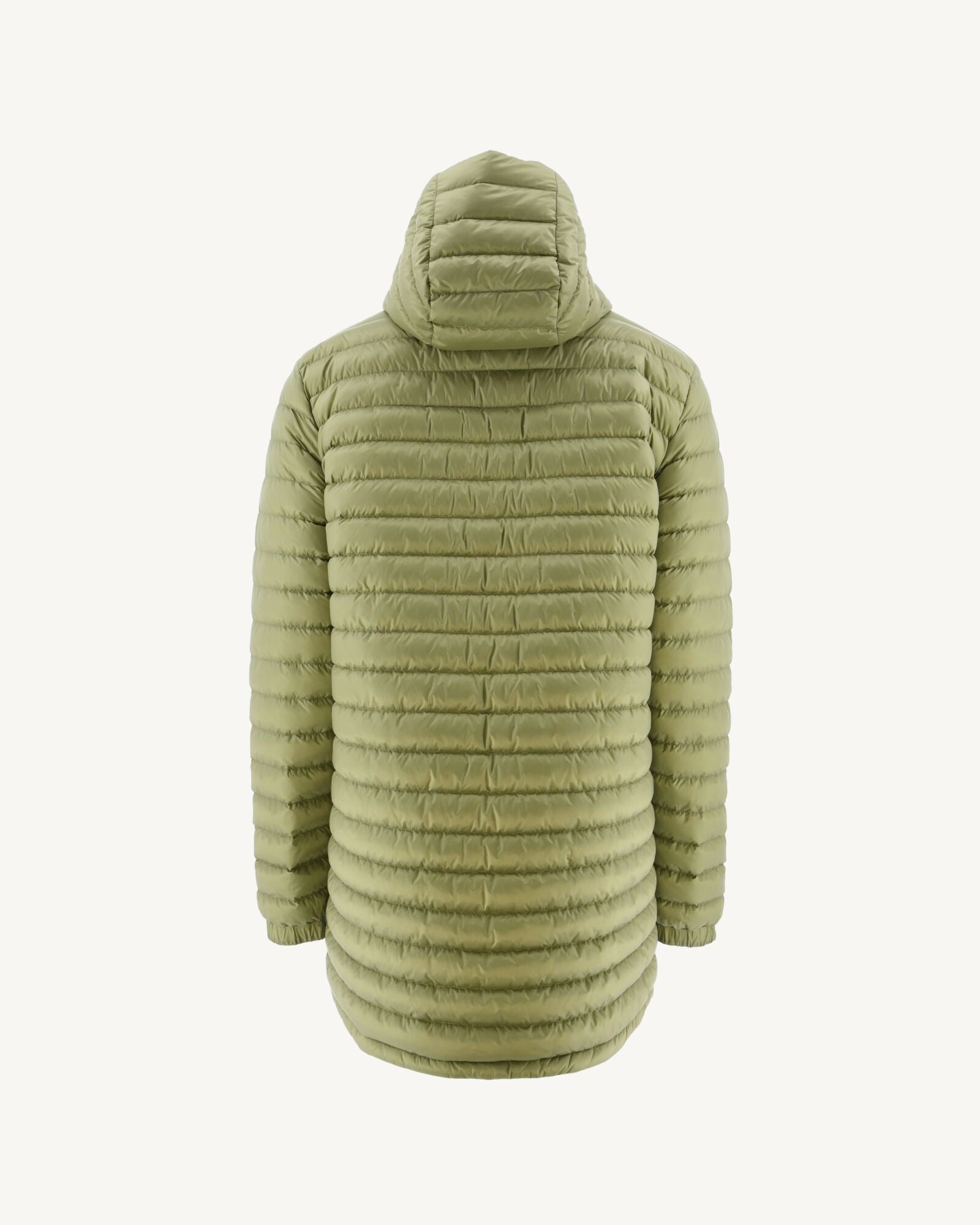 Doudoune longue réversible à capuche Beige/Kaki clair Amsterdam