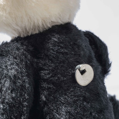 James Bond Dr. No Teddybär mit Musikwerk, 30 cm, schwarz