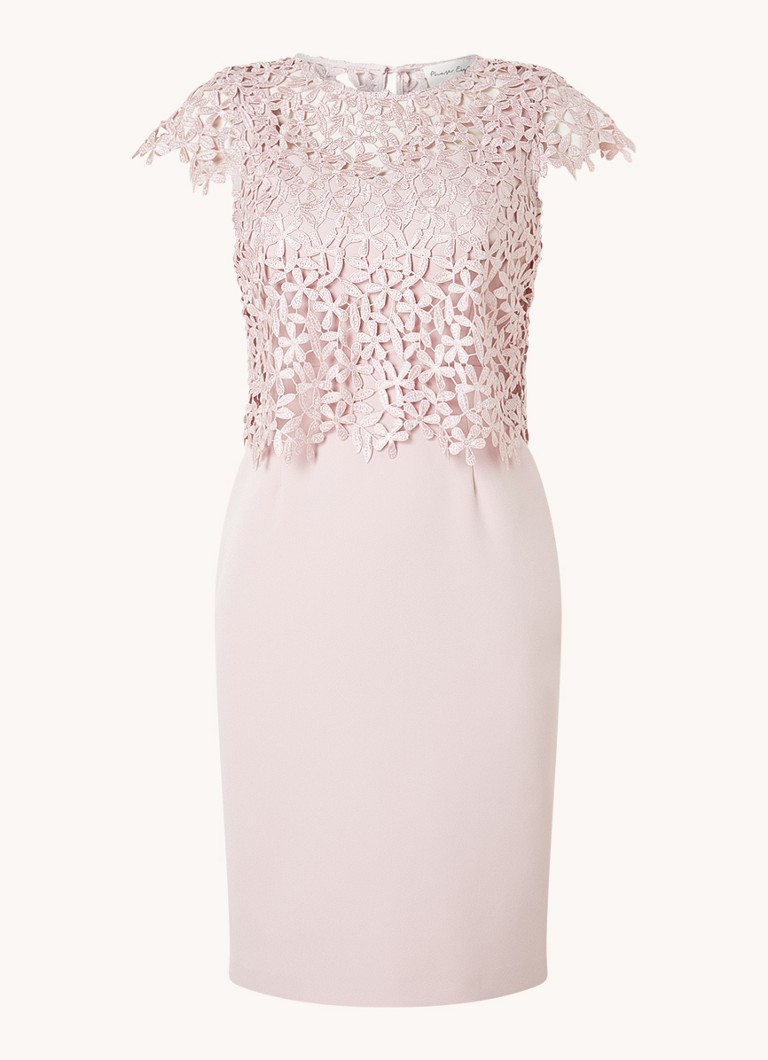 Rochie scurtă, mulată, cu bordură Phase Eight Petite Daisy.