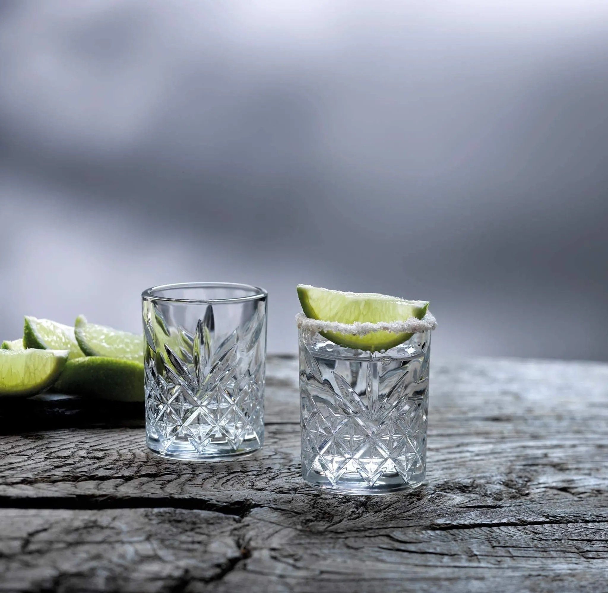 Pasabahce Gläser-Set Timeless, Glas, 4-teliges Schnapsgläser Set, Shotgläser