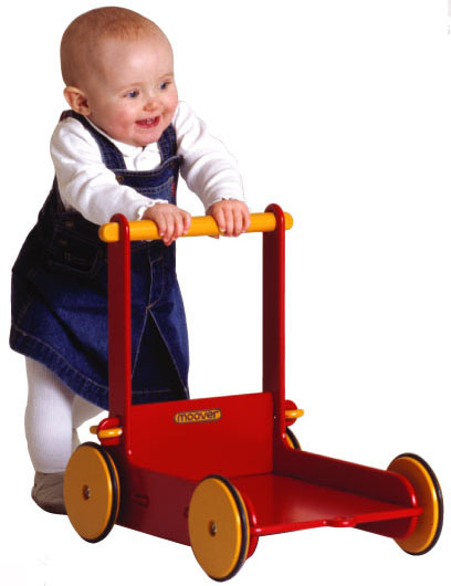 MOOVER Toys Baby Lauflernwagen (rot) / baby-walker red