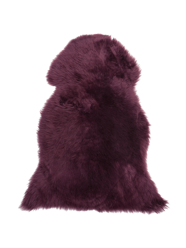 Beliani Schaffell ULURU in Violett - (W) 65 x (H) 8 x (L) 100 cm günstig kaufen onesize