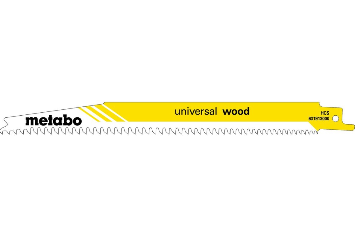 Metabo Zubehör 631910000 Säbelsägeblätter (2 Stück) Pionier 1 HCS 200x1.2