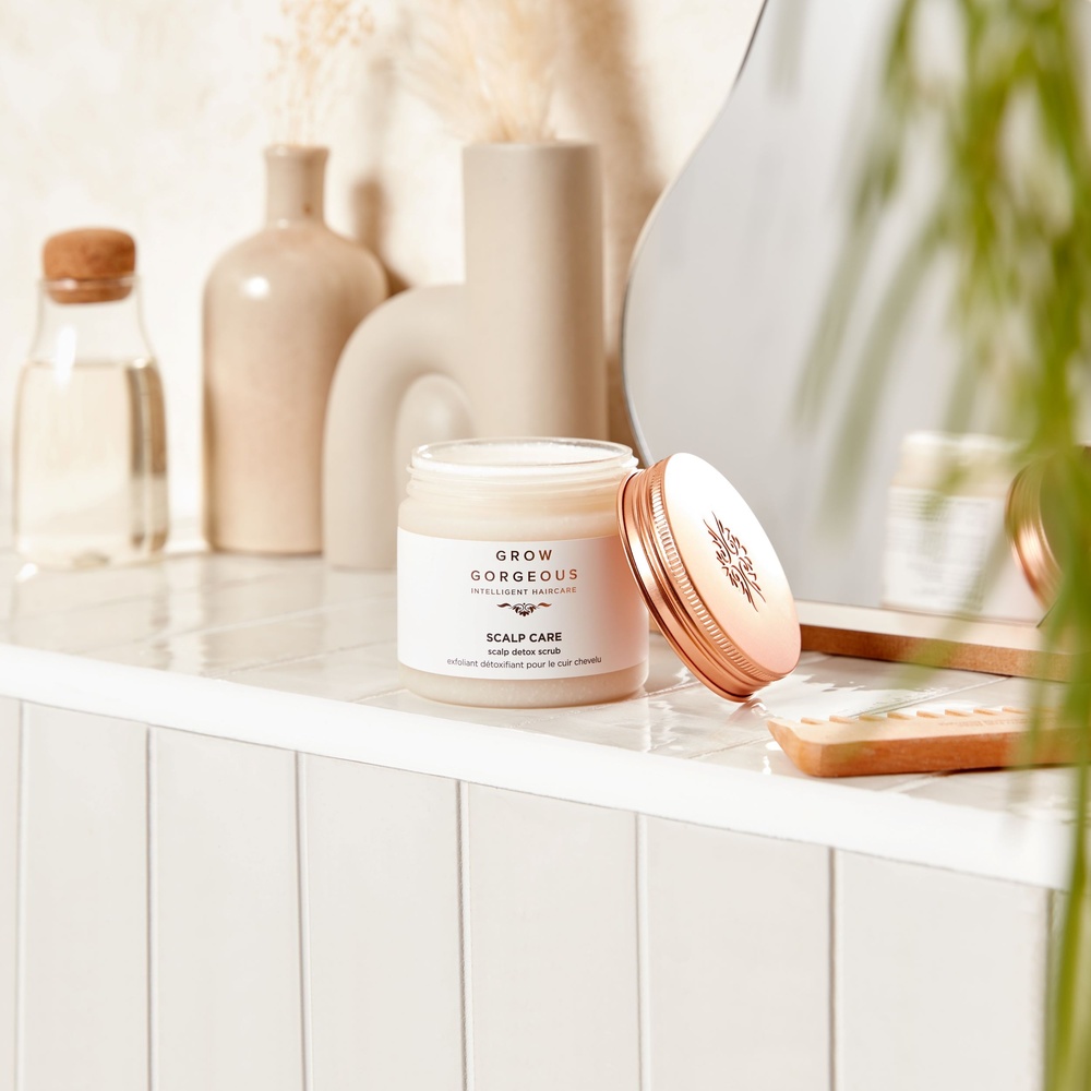 grow gorgeous Exfoliant Détoxifiant pour le cuir chevelu Scrub