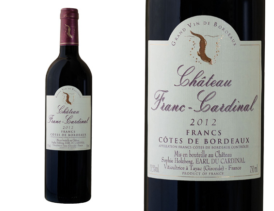 Château Franc-Cardinal 2012 Bordeaux Côtes de Bordeaux