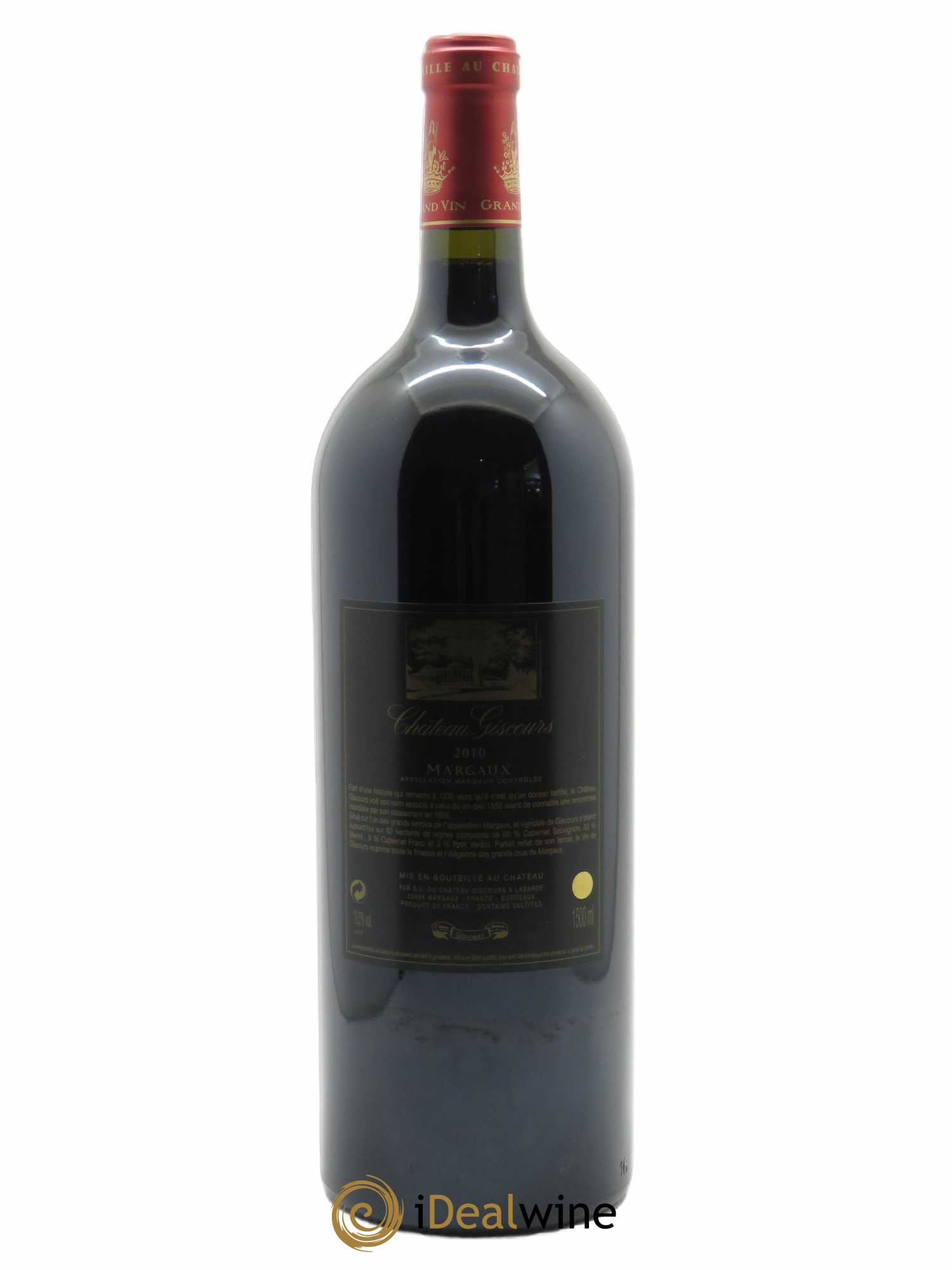 Château Giscours 3ème Grand Cru Classé (CBO à partir de 6 bts) 2010 - Lot de 1 Magnum