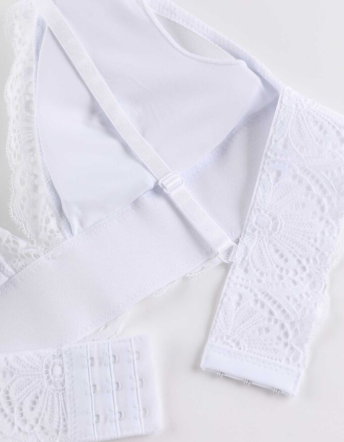 Bustier - Spitzenbesatz