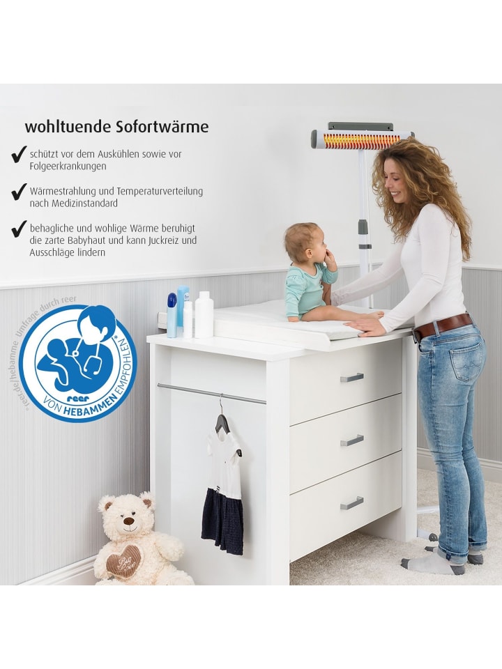 Reer EasyHeat Flex Wickeltisch-Wärmestrahler in Weiß ab 0 Monate günstig kaufen onesize