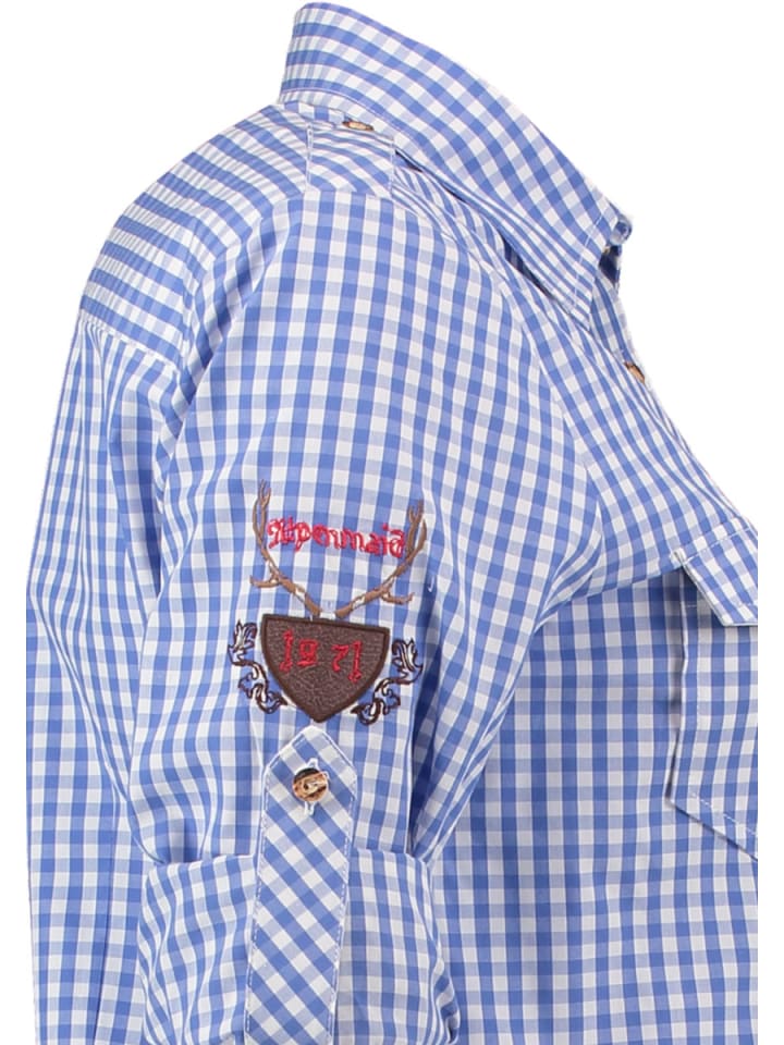 OS-Trachten Trachtenbluse Fronix in jeans günstig kaufen