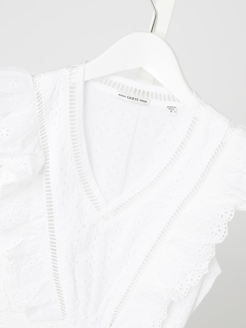 Kleid aus Bio-Baumwolle in weiß