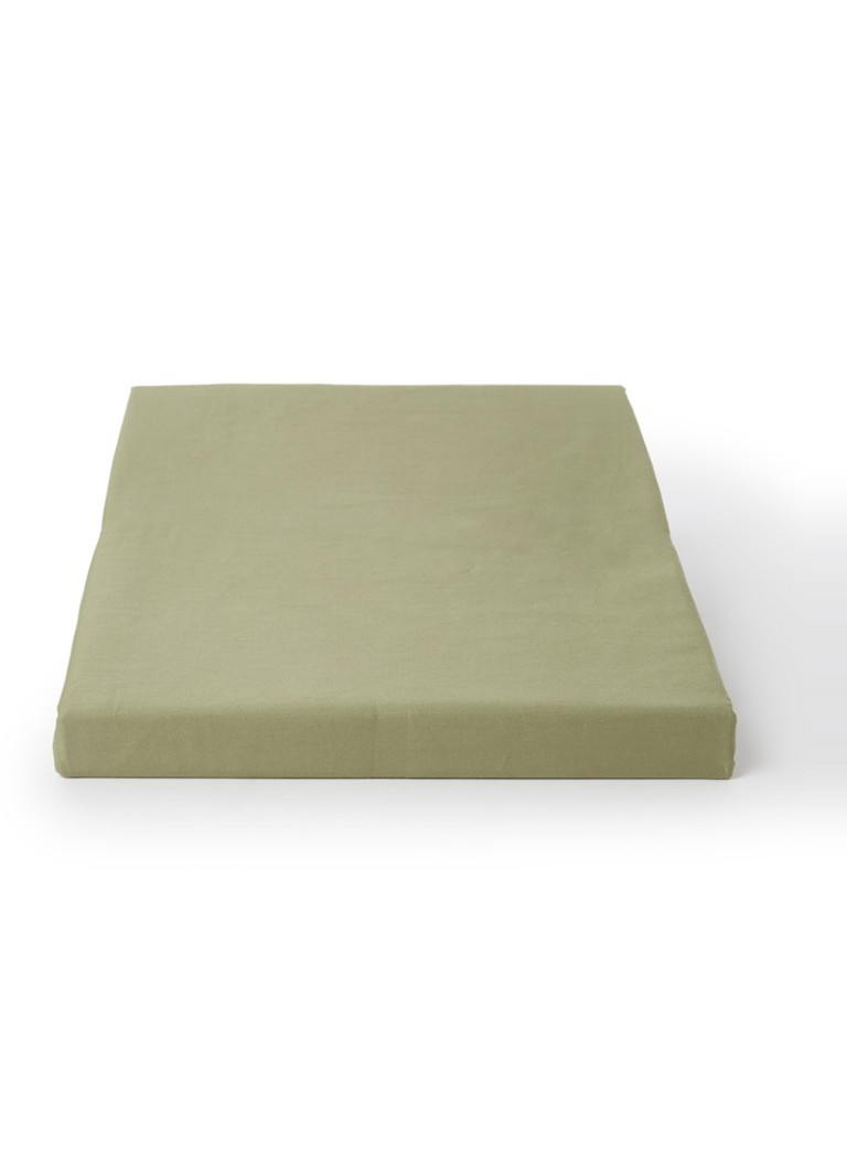 Yumeko Fitted sheet made of organic cotton satin 300TC, corner height 30 cm