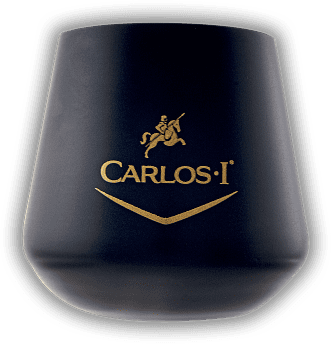 Carlos I Brandy Tumbler - matt schwarz Gold Carlos I Brandy Tumbler - matt schwarz Gold