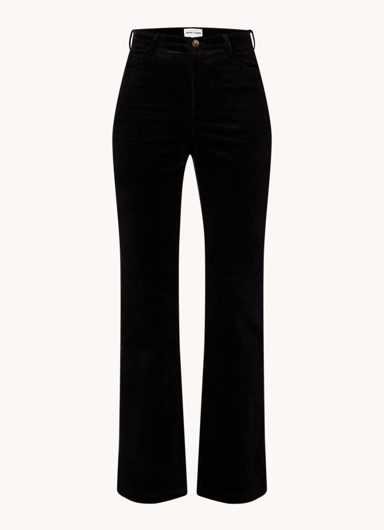 Antik Batik Tildo high waist flared fit corduroy trousers