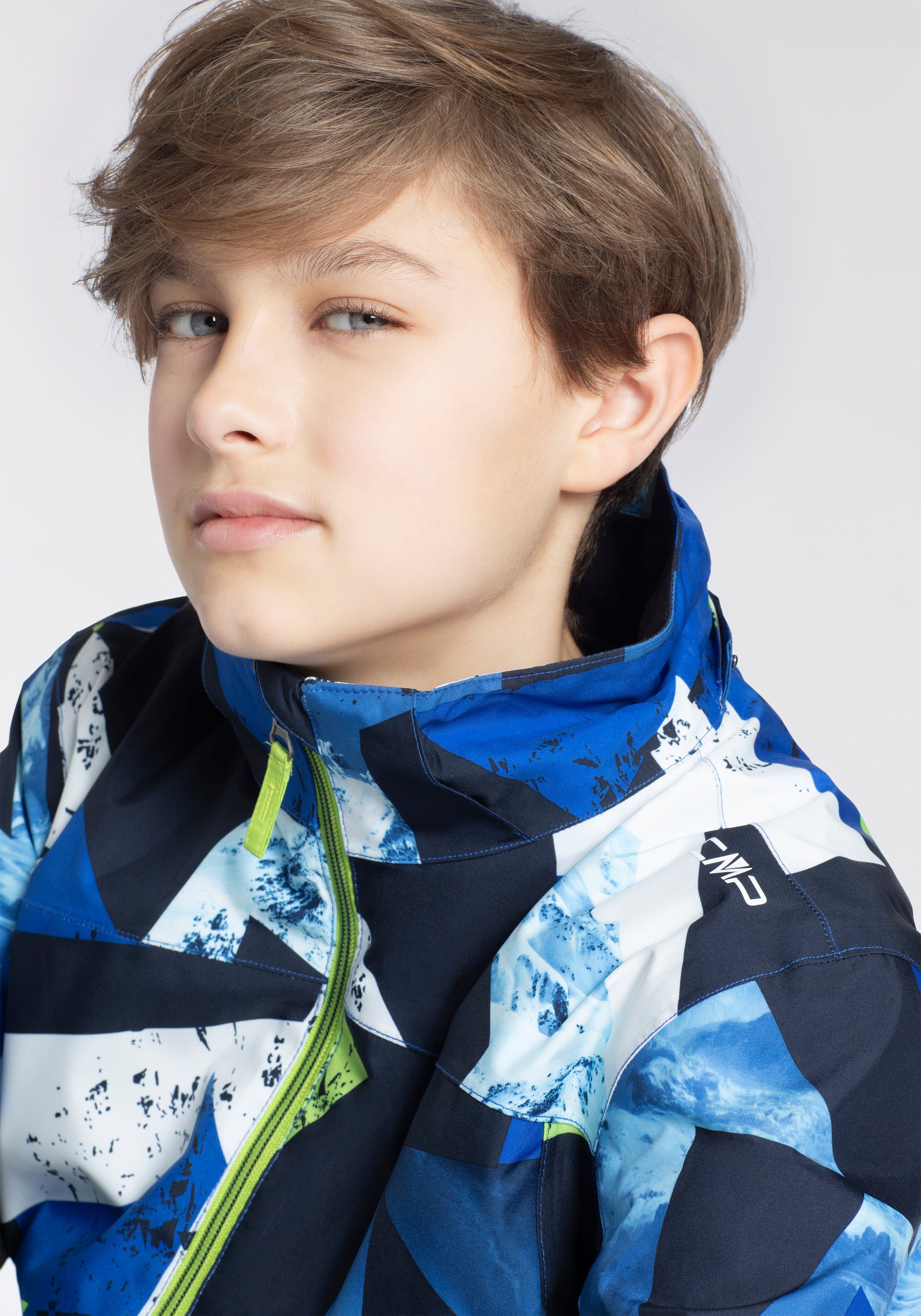 CMP Skijacke KID JACKET SNAPS HOOD - für Kinder Schnell trocknend & Atmungsaktiv & Wärmend