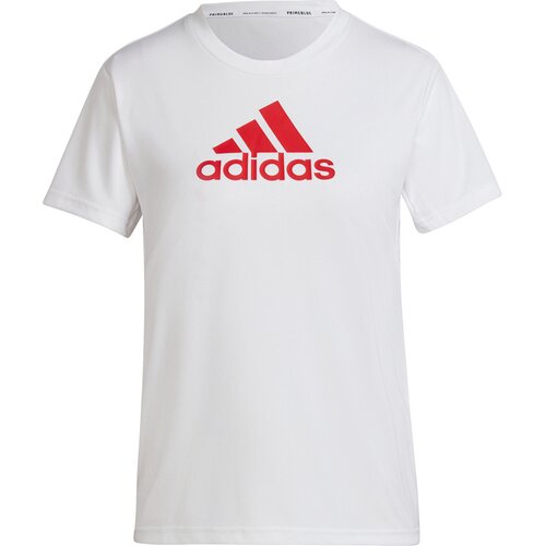 ADIDAS DAMEN PRIMEBLUE DESIGNED 2 MOVE LOGO SPORT T-SHIRT