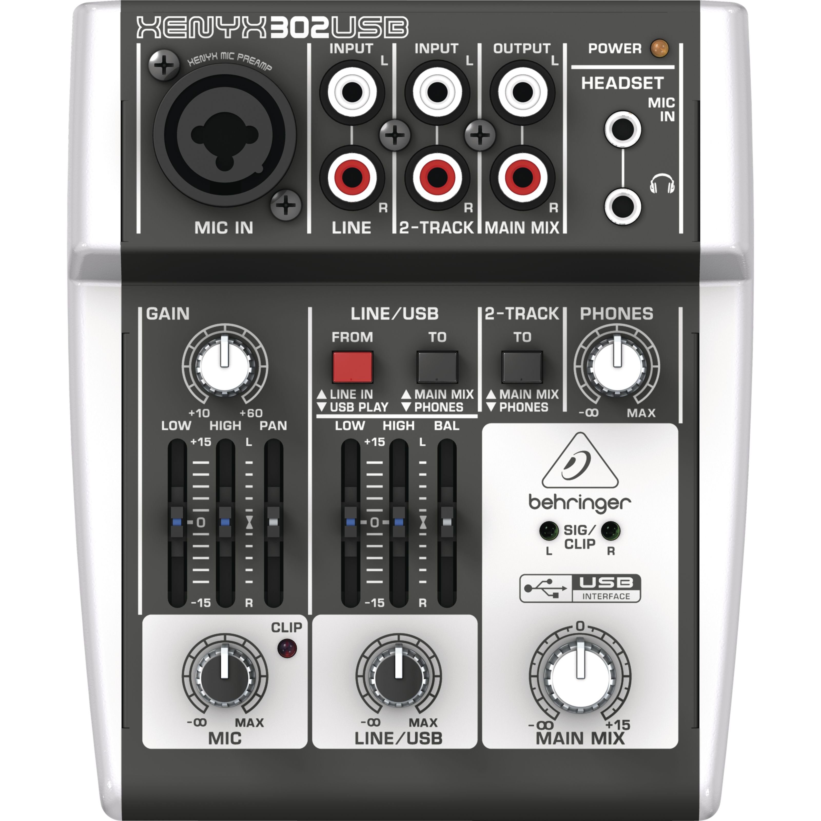 Behringer Mischpult, XENYX 302USB