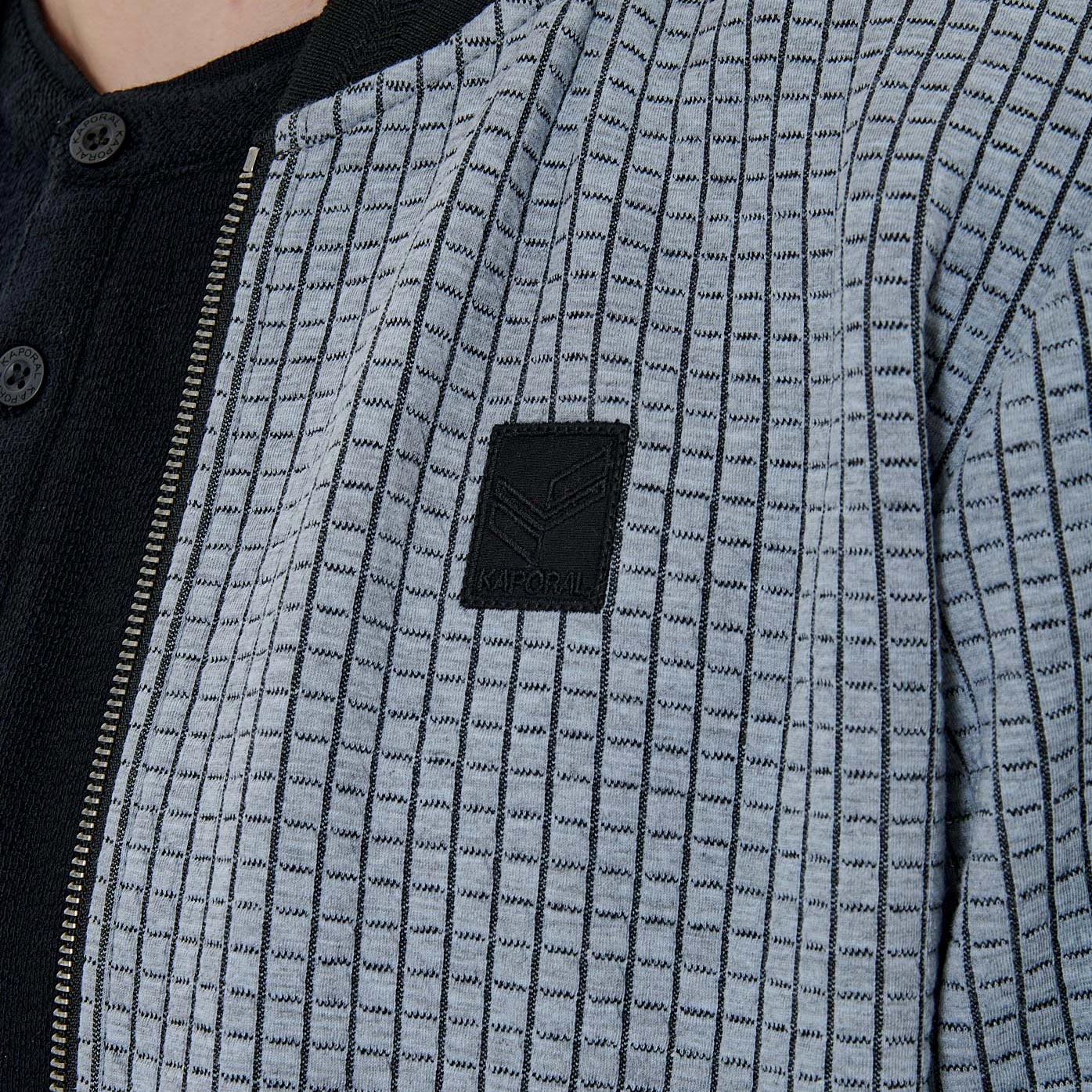 TED    Sweat zippé gris homme