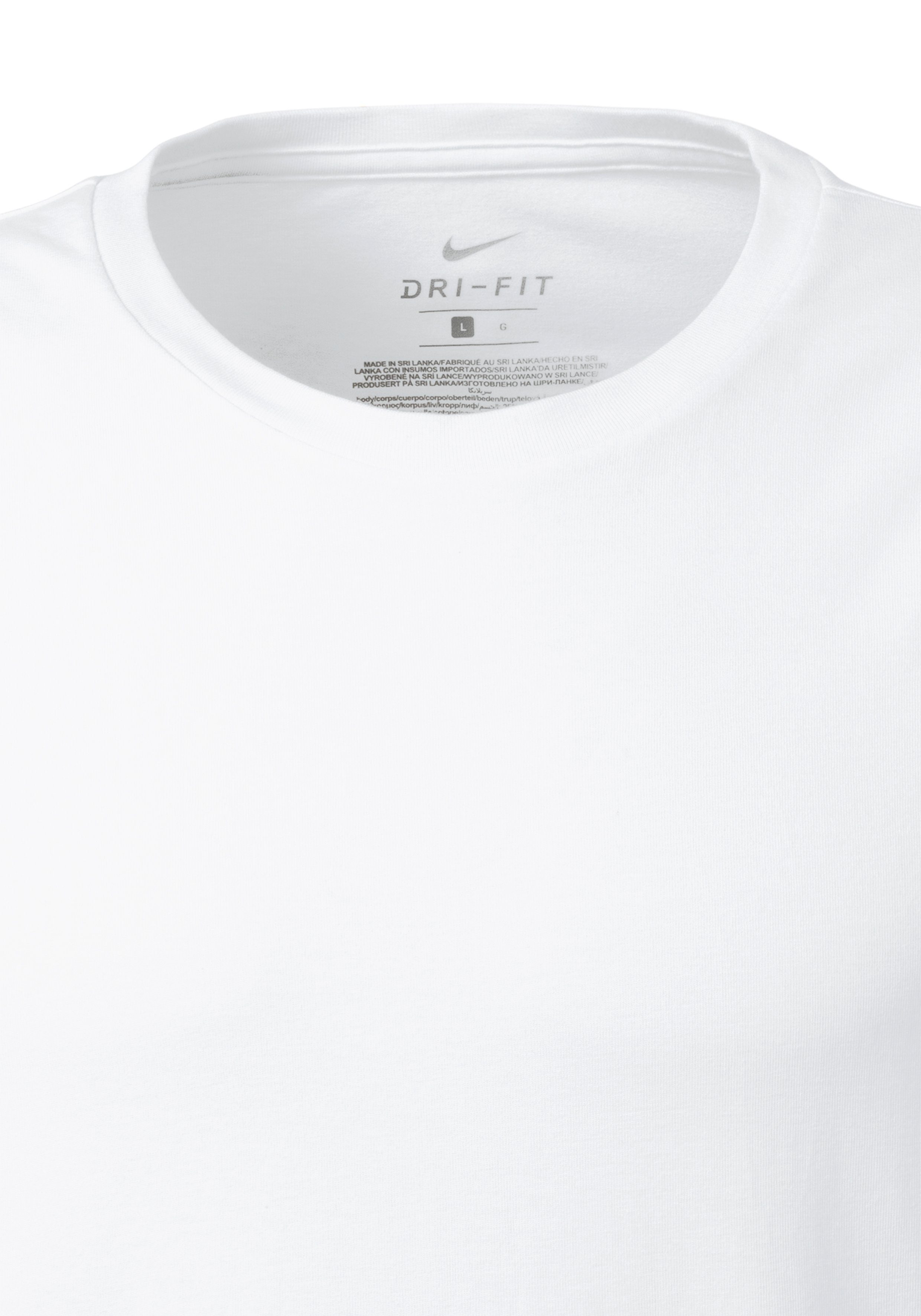 NIKE Underwear Rundhalsshirt (2er-Pack) aus elastischer Qualität