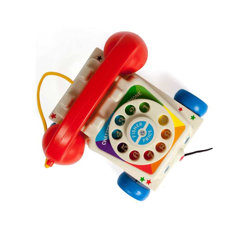 Téléphone à tirer vintage Fisher-Price