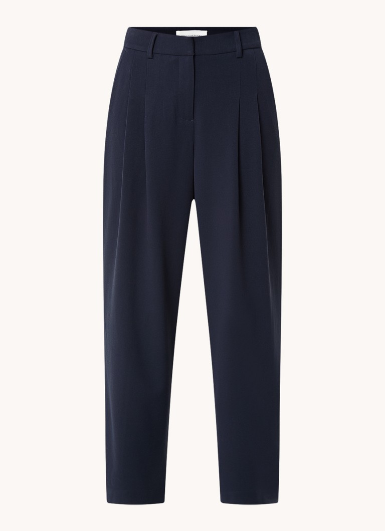 Pantaloni largi cu talie înaltă Henrika de la MSCH Copenhagen, cu buzunare laterale.
