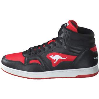 KangaROOS K-Slam Point Mid Sneaker in schwarz