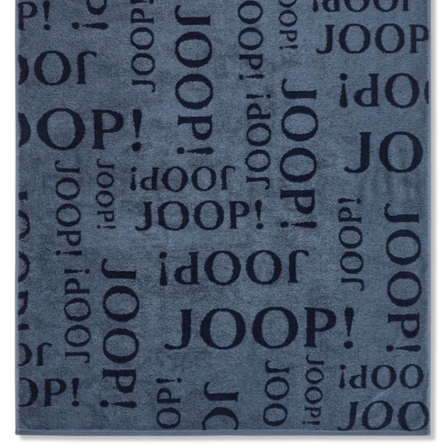Joop! Saunatuch Active Repeat 1684 11 Navy, Walkfrottier (1-St), Badetuch, Wellness, Saunalaken